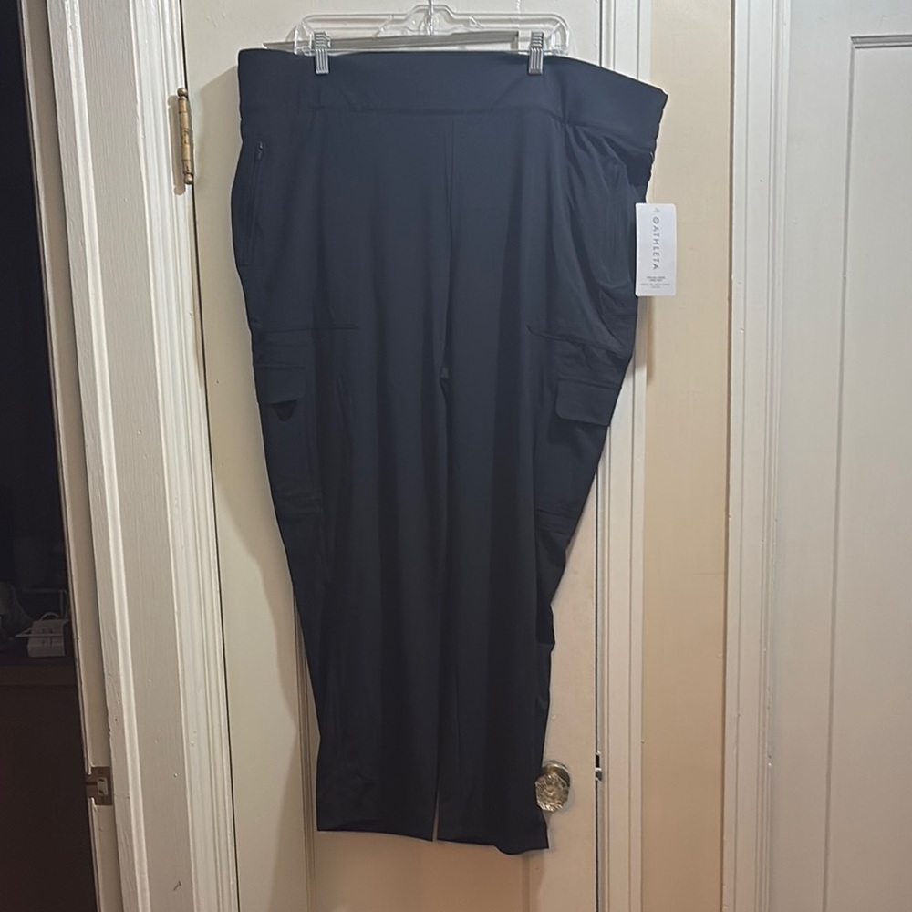 Athleta Dark Navy Cargo Pants